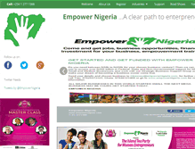 Tablet Screenshot of empowernigeria.com